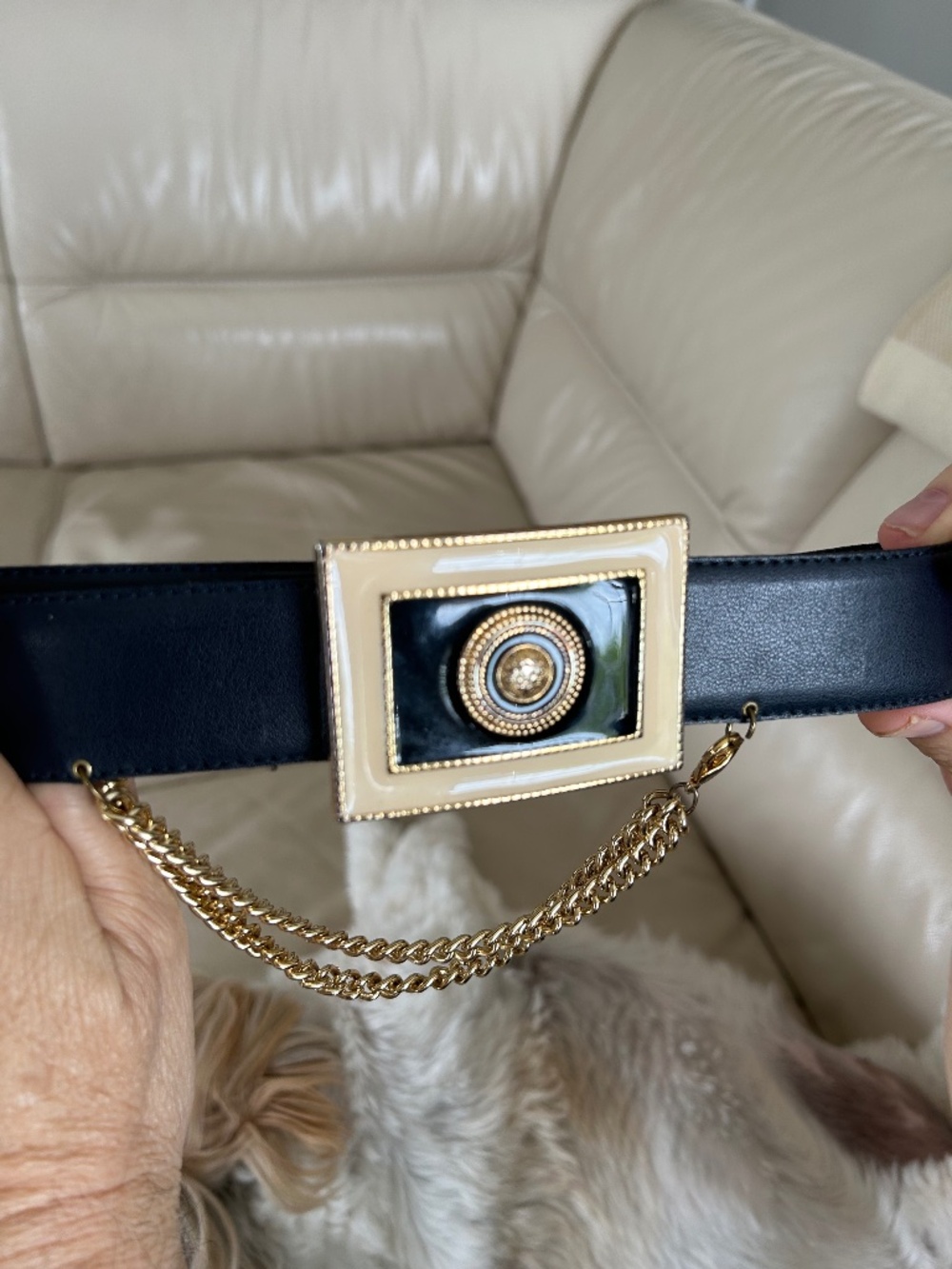 Vintage Black Belt